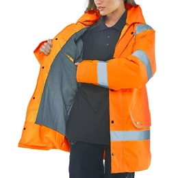 Hi-Vis Superior Fleece Lined Jacket