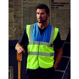 2-Tone Coloured Hi-Vis Vest
