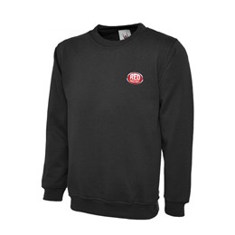Premium Sweatshirt Black-With Logo 