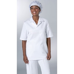 Bakers Top Short Sleeve White