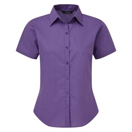Poplin Blouse Short Sleeve