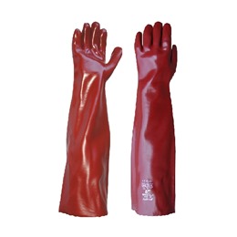Gauntlet- Red PVC 22&quot;