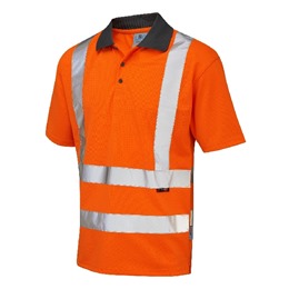 Coolviz Hi-Vis Polo Shirt Orange