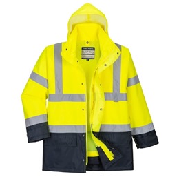 5-in-1 Hi-Vis Jacket - Yellow/Black