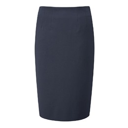 Juliet Ladies Straight Skirt Navy