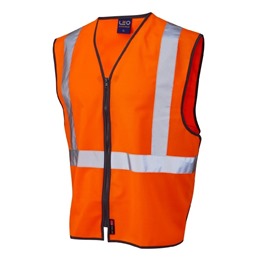Railtrack Orange Hi-viz Vest With Logo