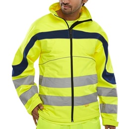 Hi-Vis Eton Softshell Jacket - Yellow
