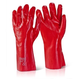 Gauntlet- Red PVC 14&quot;