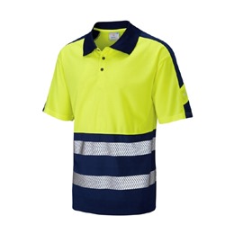 Watersmeet Two Tone Hi-Vis Coolvis Polo Shirt