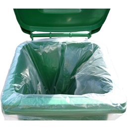 Clear Wheelie Bin Liners 30 x 46 x 54