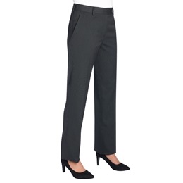 Bianca  Ladies Tailored Leg Trousers - Charcoal