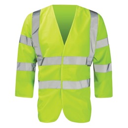 3/4 Sleeve Waistcoat - HiVis