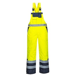 Hi-Vis Waterproof Bib &amp; Brace