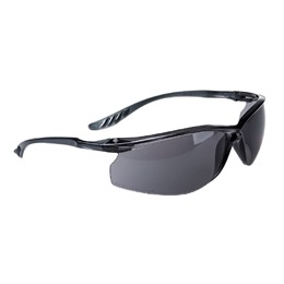 Neon Anti-Scratch Safety Specs Grey Lens