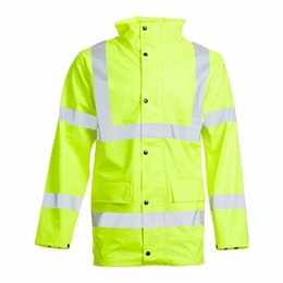 Hi-Vis PU Rain Jacket