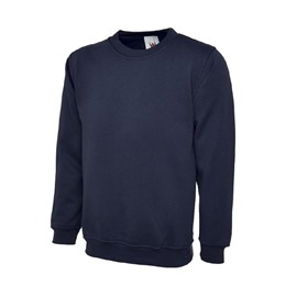 Premium Sweatshirt Navy Blue-With Logo To L/B 