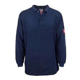 Flame Resistant Anti-Static L/Sleeve PoloShirt