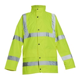 Hi-Vis PU Rain Jacket