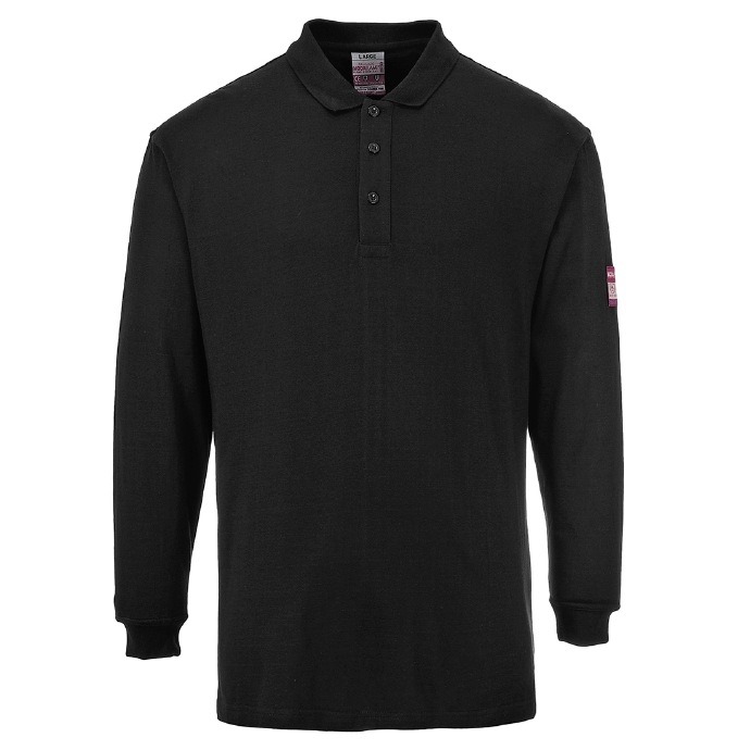 Flame Resistant Anti-Static L/Sleeve PoloShirt