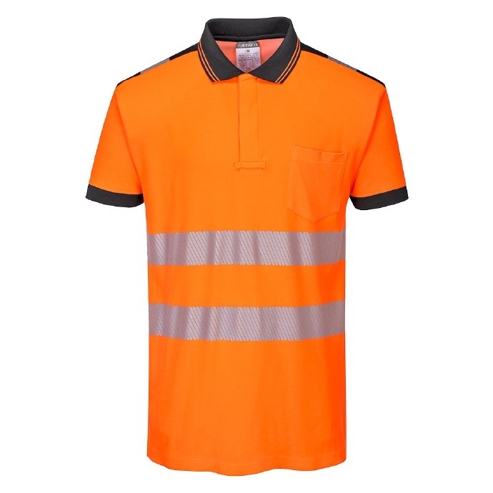 PW3 Hi-Vis Cotton Comfort S/S Polo Shirt