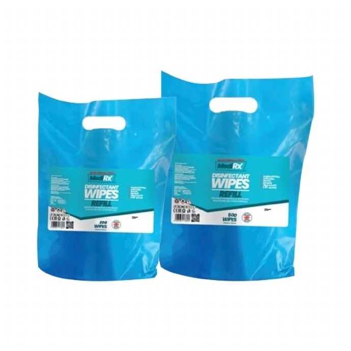 Sanisafe Wet Wipes- Refills 25g Blue 1500sht x2