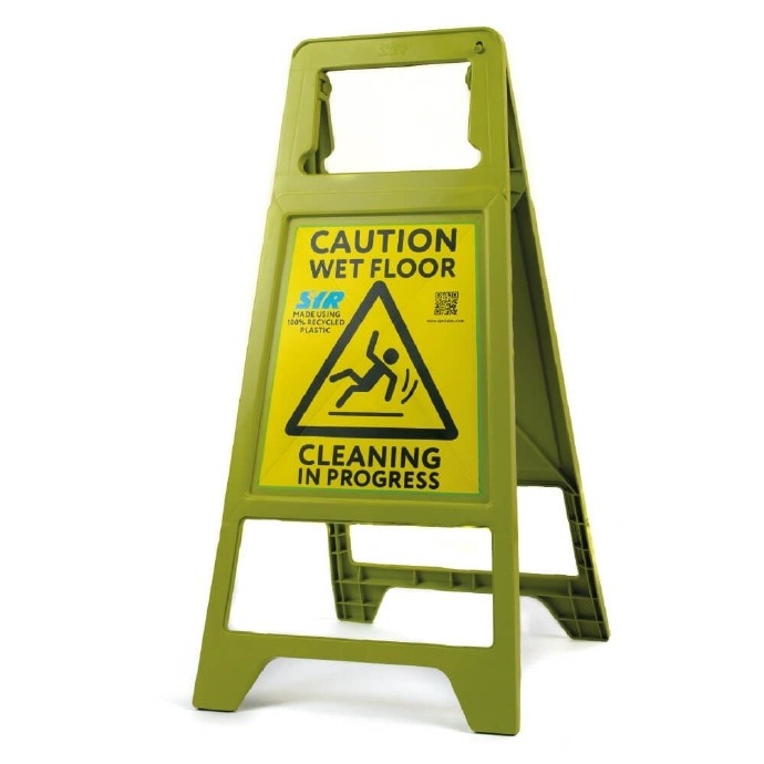 Wet Floor Sign double sided Caution Wet Floor