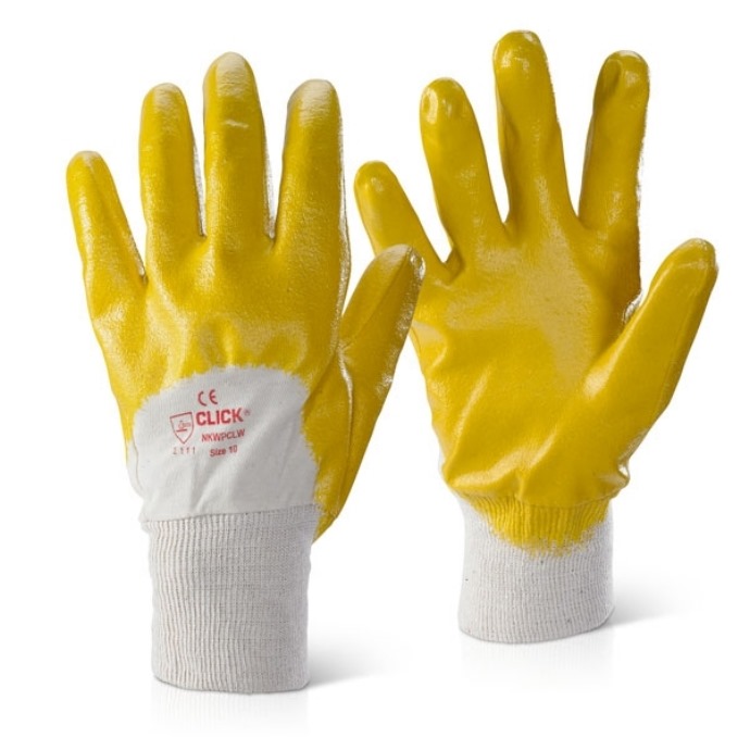 Gloves- Yellow Nitrile K/W