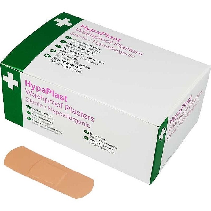 Plasters Waterproof Flesh Colour 72 x 25mm