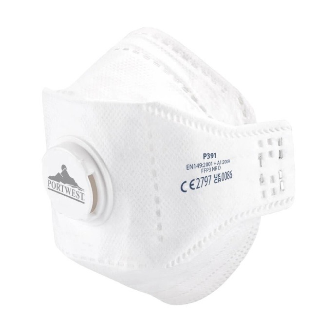 Eagle FFP3 Valved Dolomite Fold Flat Respirator