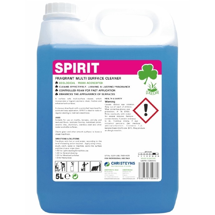 Clover Spirit Multi Surface Cleaner 5 litre