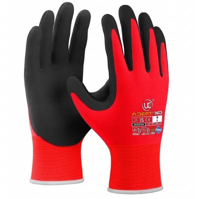Adept Palm Coated Gloves
