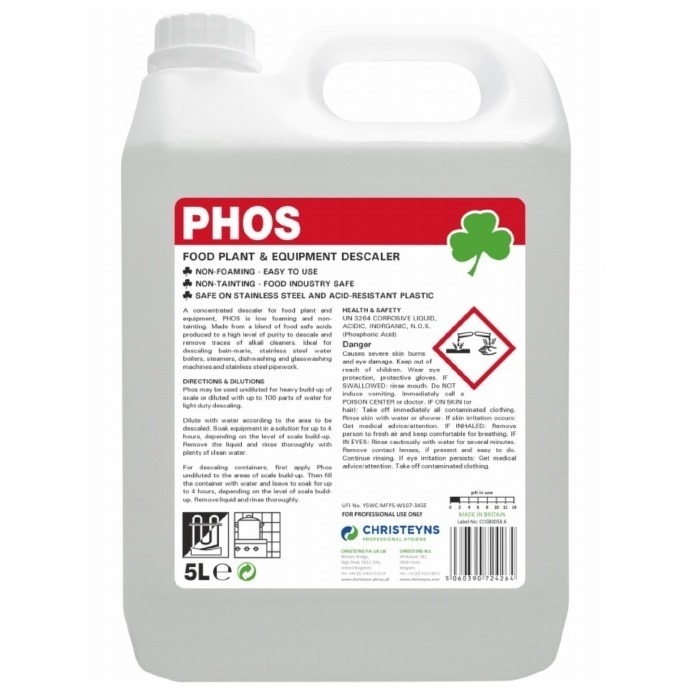 Clover Phos Food Plant Descaler 5 litre
