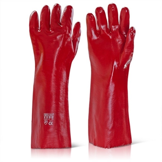 Gauntlet- Red PVC 18"