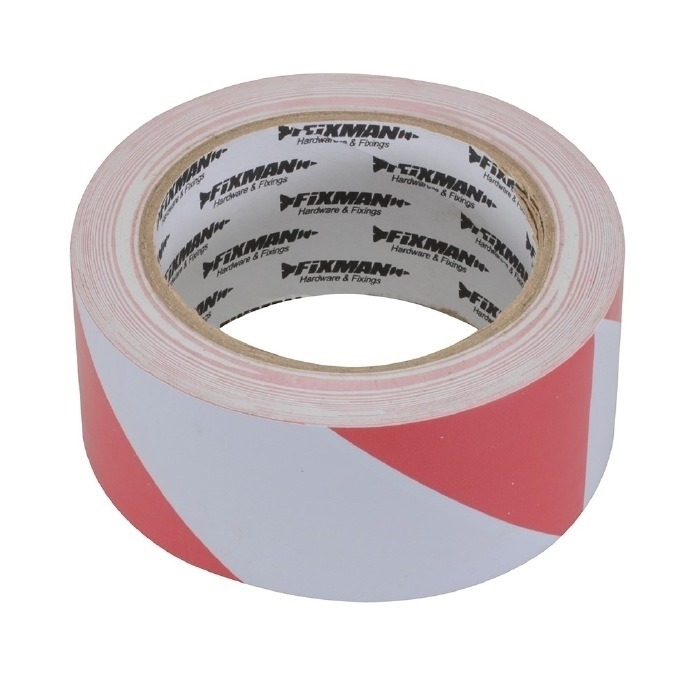 Self Adhesive Barrier Tape 50mm x 33m Red &amp; White