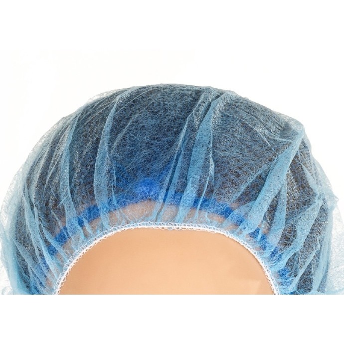 Bouffant Hats  Pack 100-Blue