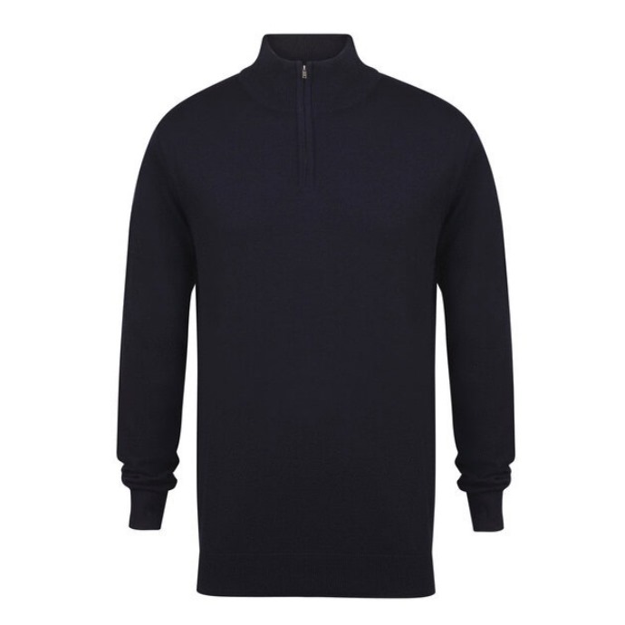 Henbury 1/4 Zip Sweatshirt