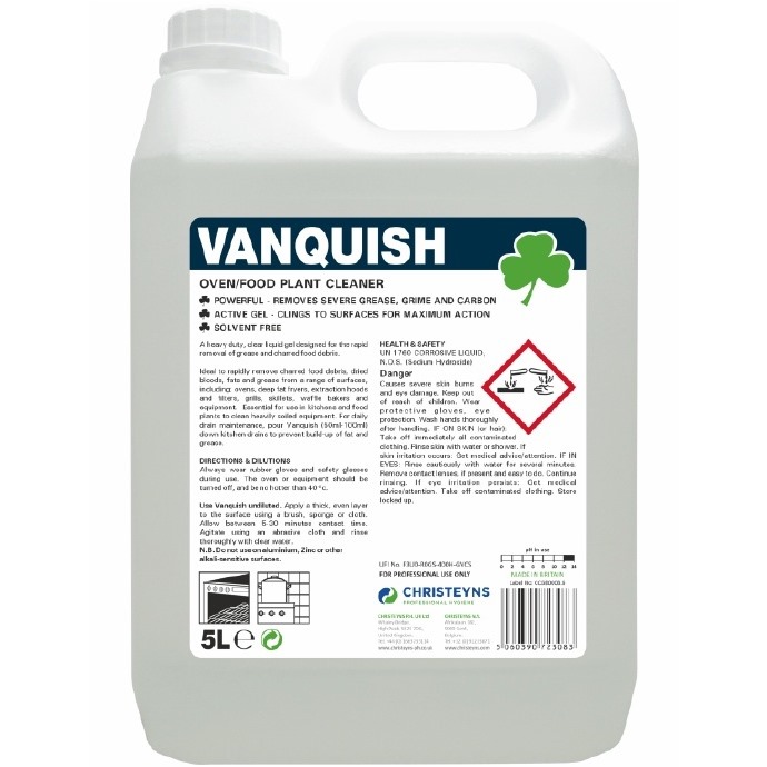 Clover Vanquish Heavy Duty Oven Cleaner 5L
