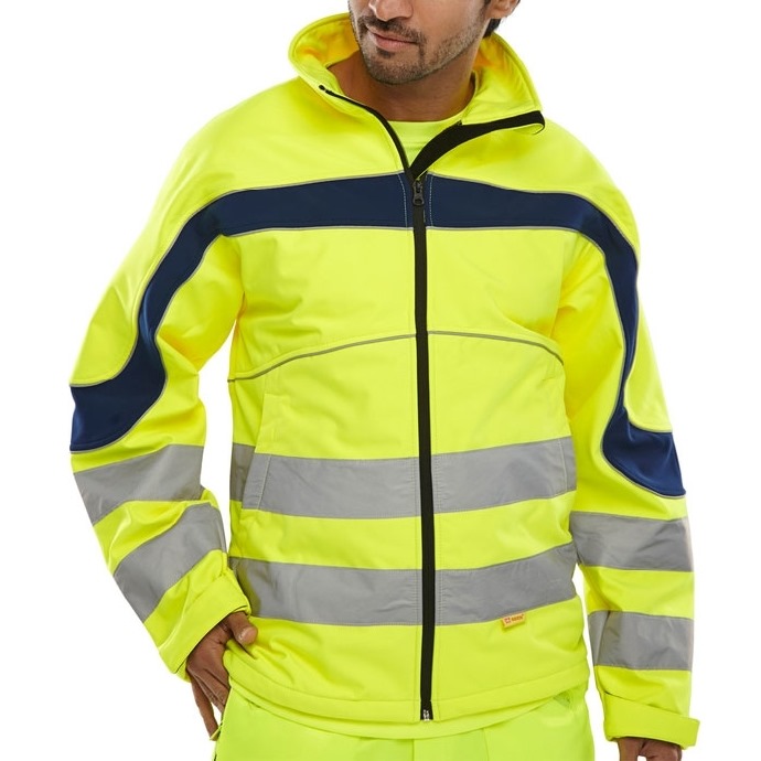 Hi-Vis Eton Softshell Jacket - Yellow