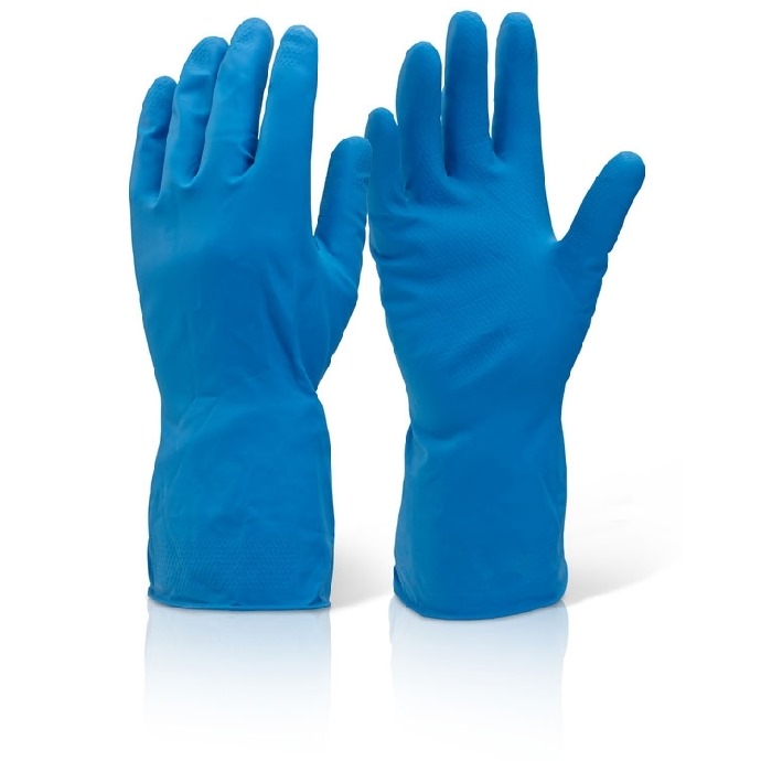 Household Rubber Gloves - Blue