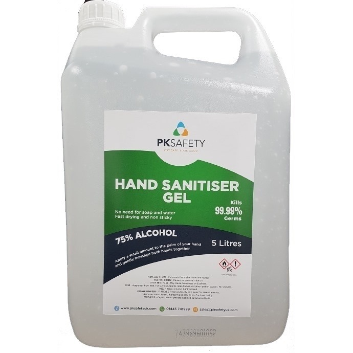 70% Alcohol Hand Sanitising Gel 5 litre
