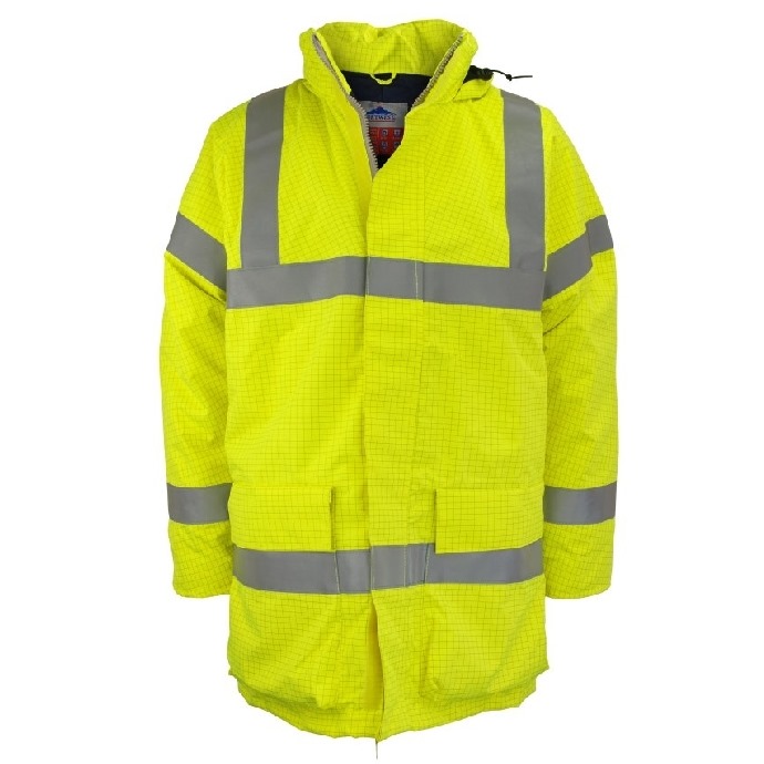 Flame Retardent Hi-Vis Jacket - Yellow