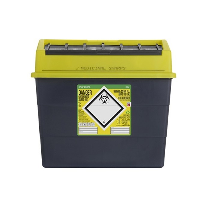 Click Medical Sharps Bin 30L