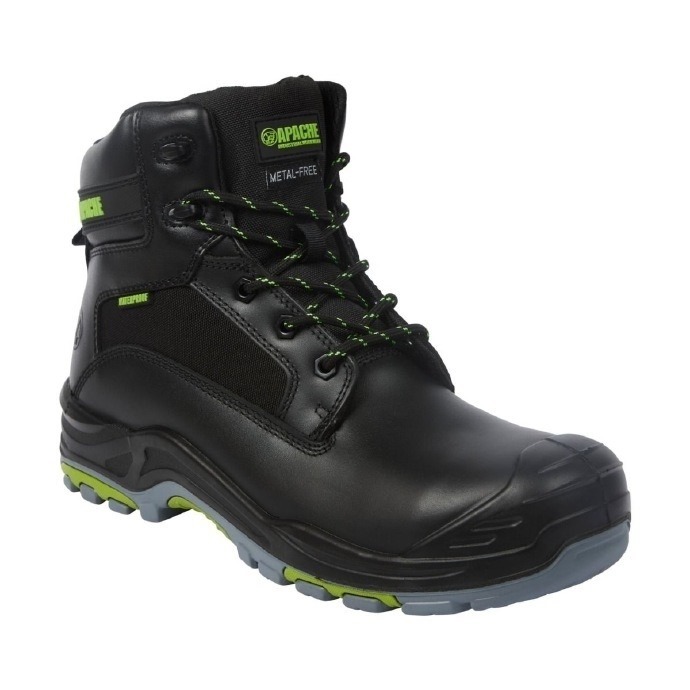 Apache Dakota PU/Rubber Waterproof Non Metallic Boot