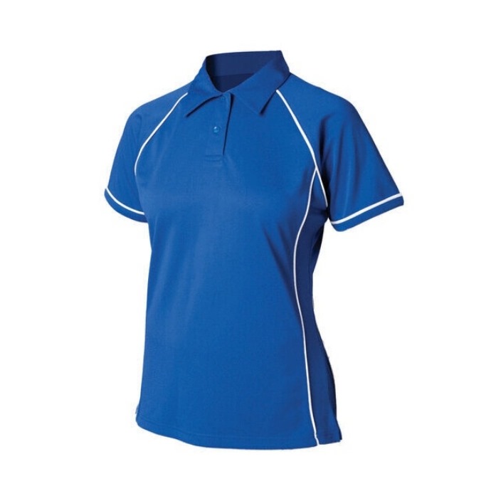 Ladies Finden &amp; Hales Ladies Piped Performance Polo