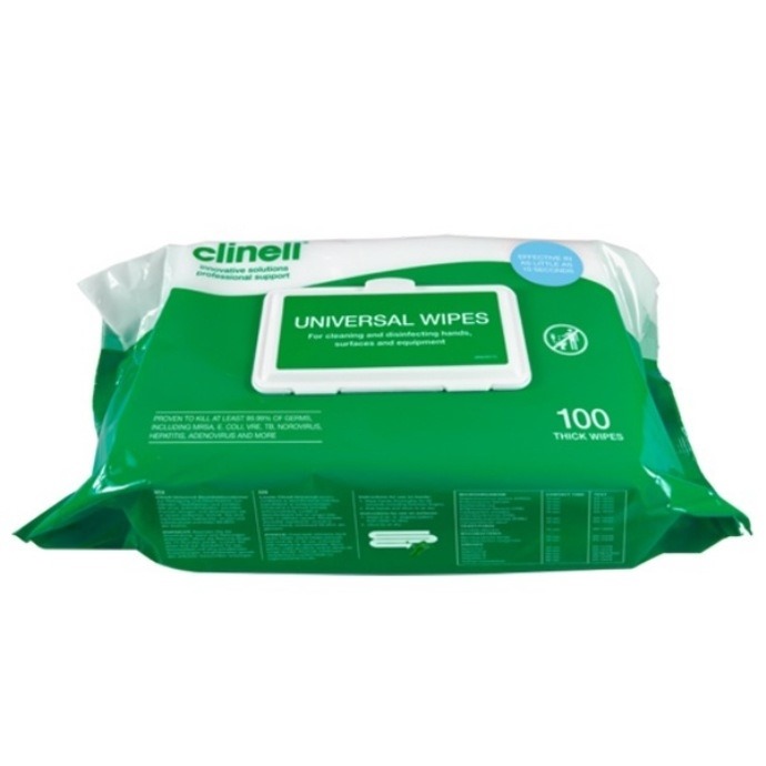 Clinell Universal Wipes Pack100