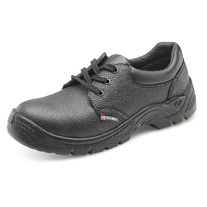 Safety Roll Top Black Shoes
