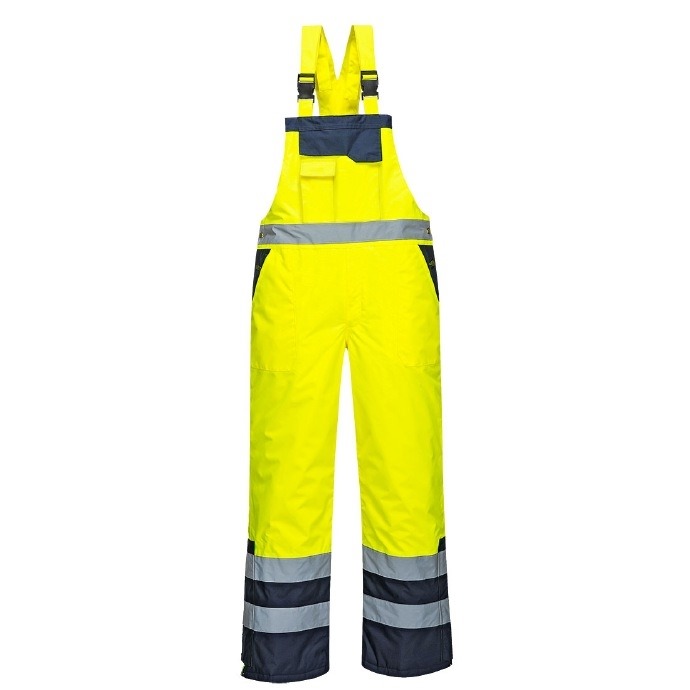 Hi-Vis Waterproof Bib &amp; Brace