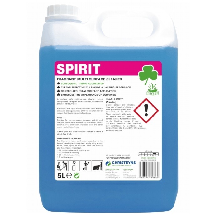 Clover Spirit Multi Surface Cleaner 5 litre