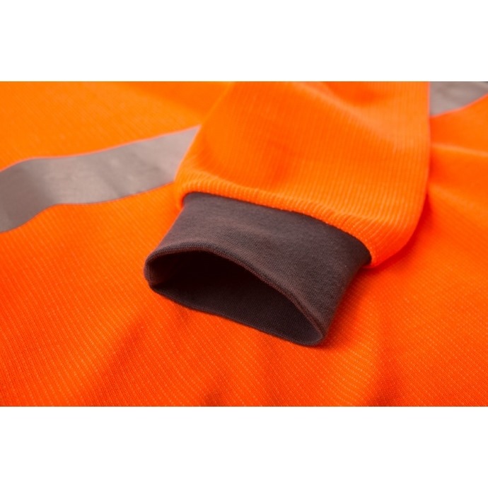 ProGARM Arc Protective Hi-Vis Long Sleeve Polo Shirt