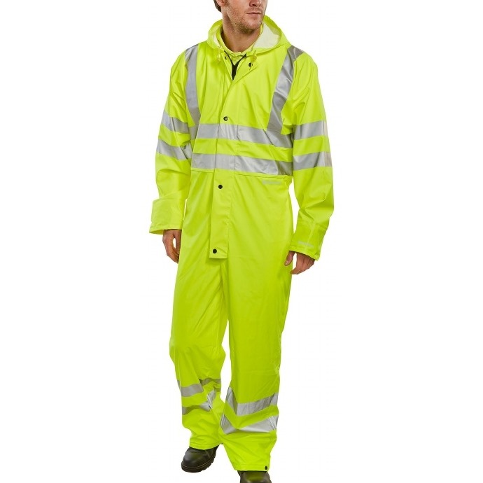 Class 2/3 Hi-Vis Waterproof Suits One-Piece